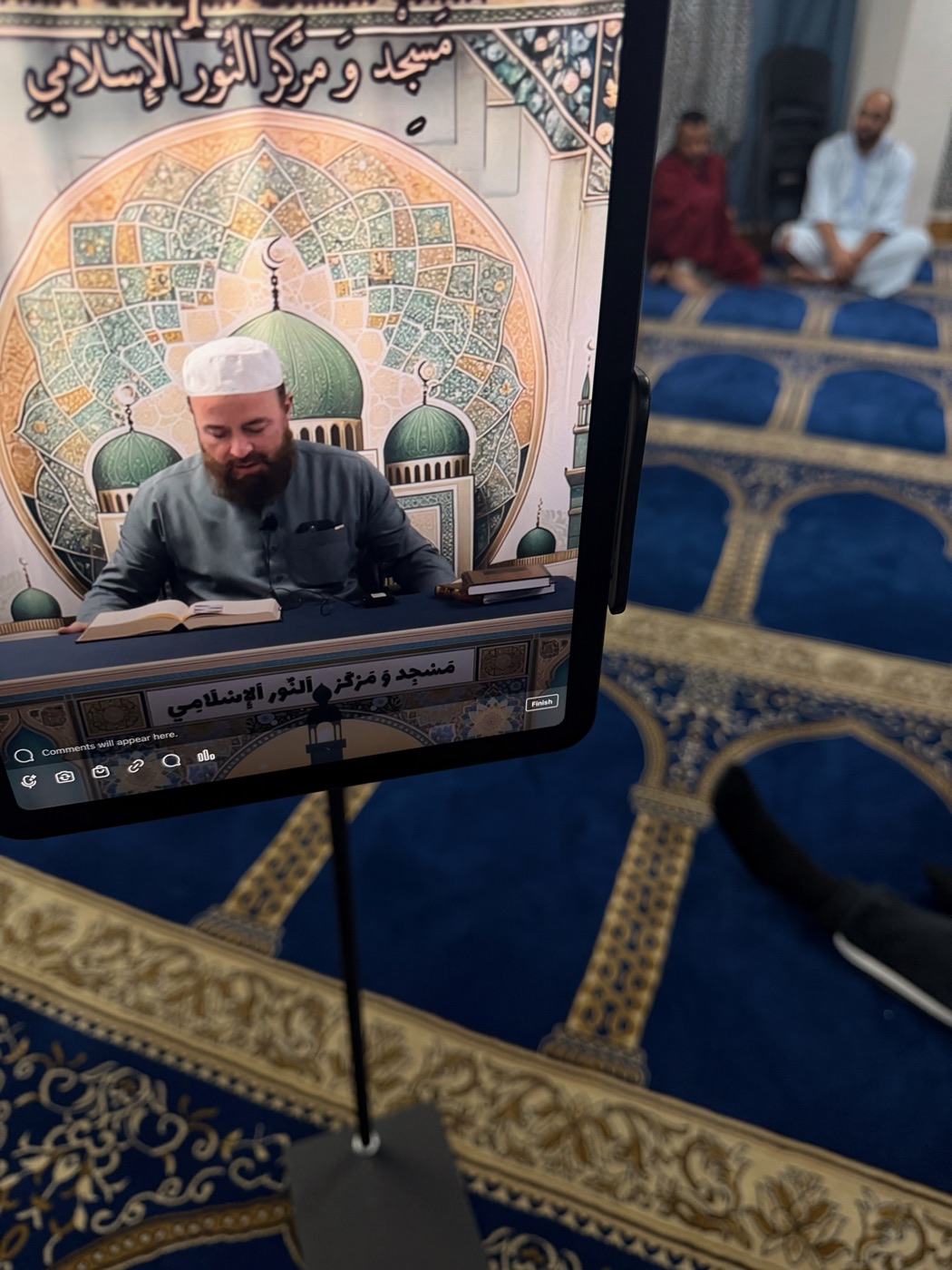 Recent gathering at Alnur Masjid